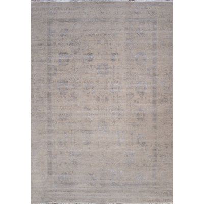 Transitional Silver/Gray Area Rug