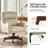 Lundgren Transitional 26.5" W Vegan Leather Tilting Executive Chair with Lumbar Support and Solid Base-984894609