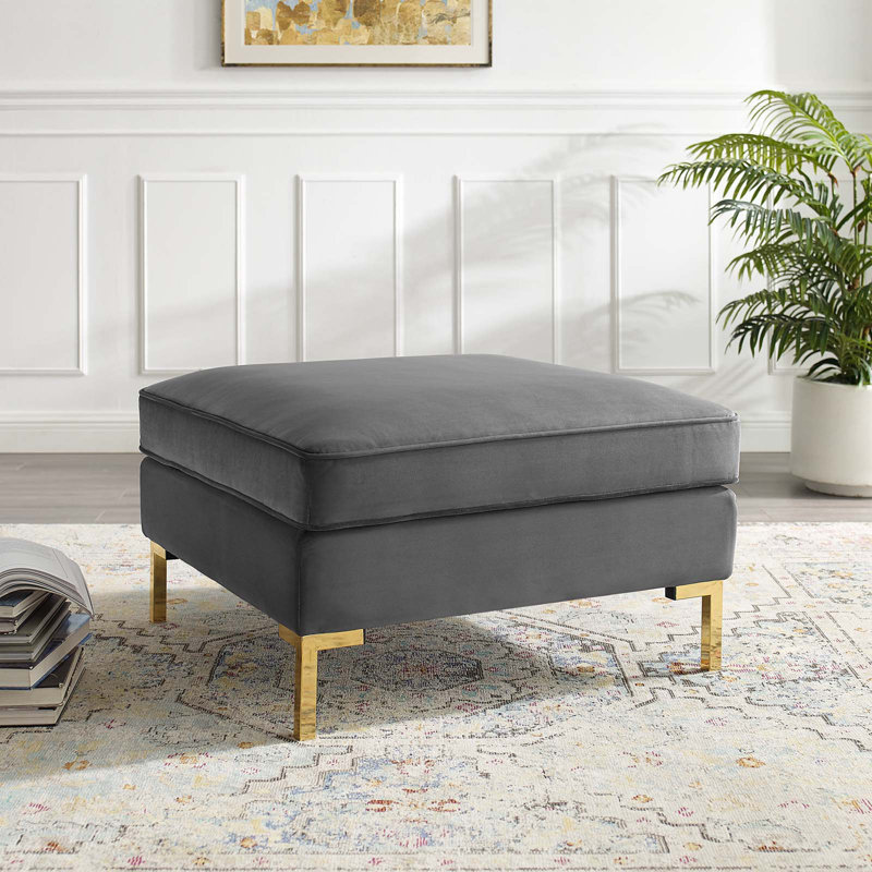 Repose-pieds Ardent Performance, Velours gris velours