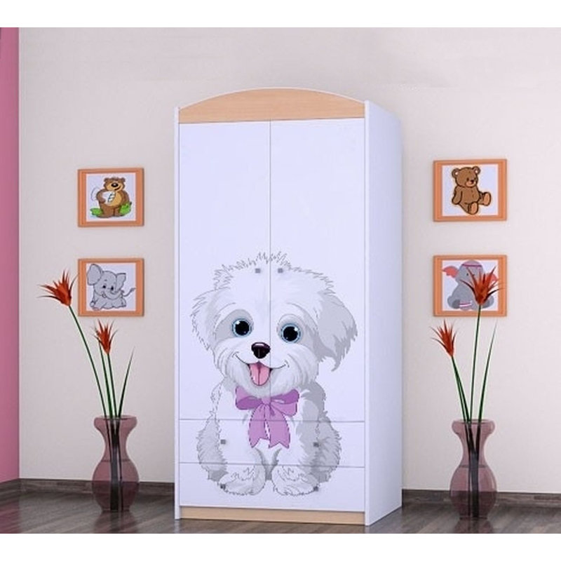 Nieto 2 Door Wardrobe, Beige