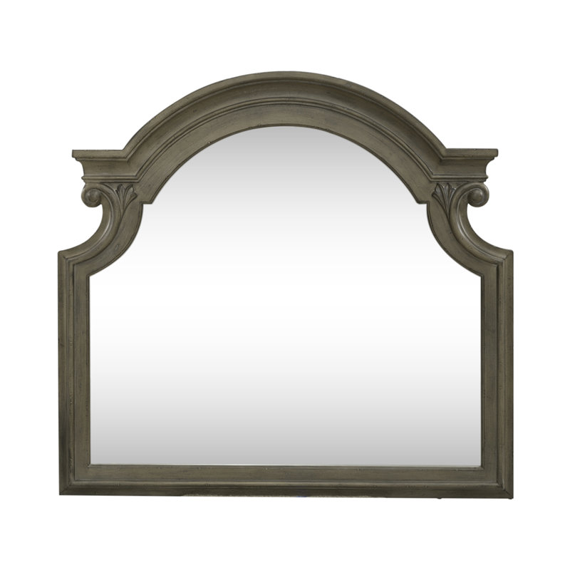 Miroir biseauté Colchester, Brun