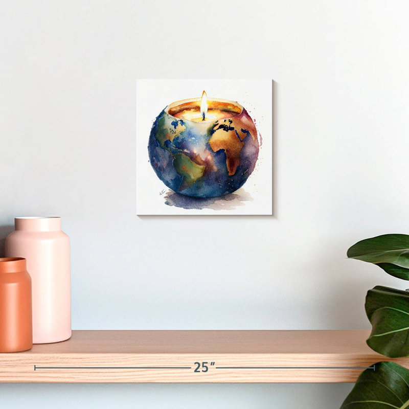 Khyia changeant le climat, H 10 po x l 10 po
