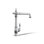 Artifacts Single-Hole Kitchen Sink Faucet with 13-1/2-in Swing Spout, Victorian Spout Design