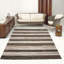 Grep Striped Hand Woven Area Rug-364188821