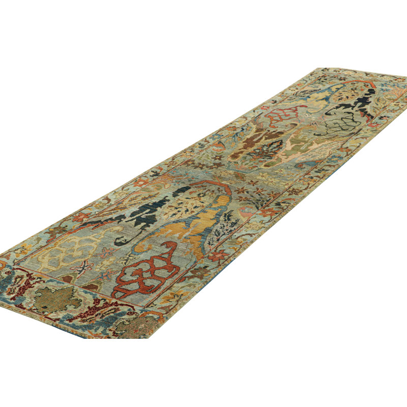One-of-a-Kind 2'7x10'11 Hand Knotted Area Rug