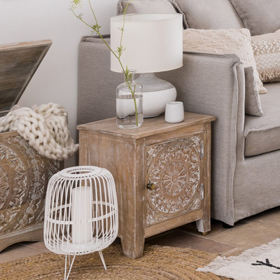 Felten 40cm W Solid Wood Bedside Table