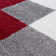 Myshaggy Collection Rugs Geometric Design in Red