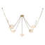 Mineral 5-Light Brass dimmable LED Chandelier-1670624177-1670624188