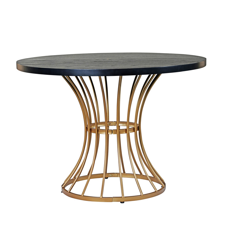 Round Dining Table with Pedestal Base