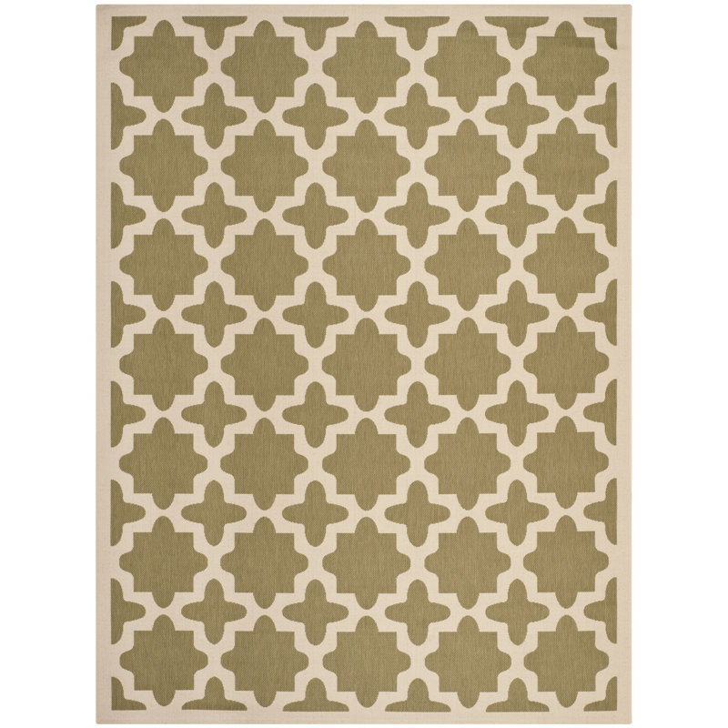 Herefordshire Performance Geometric Indoor/Outdoor Area Rug, Rectangle 6'7" x 9'6"