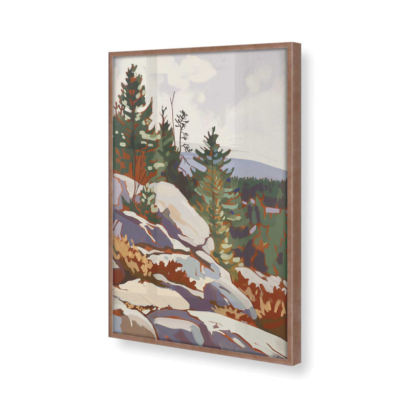 «Rocky Mountain View I», Rose poudre, H 17,25 po x l 13,25 po 