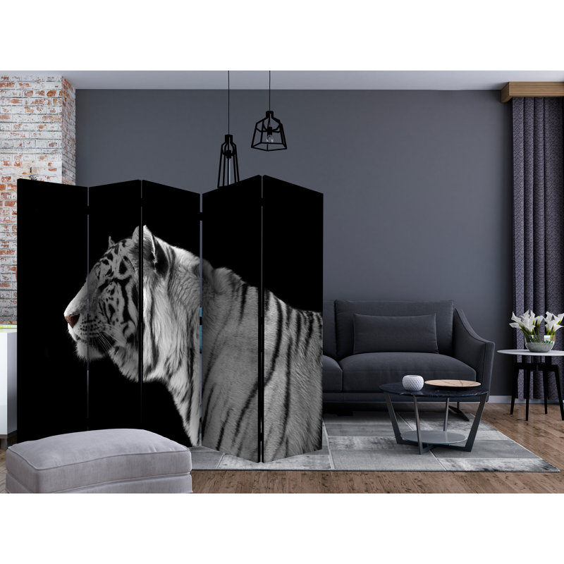 225cm W x 172cm H 5 - Panel Acoustic Room Divider Folding Room Divider