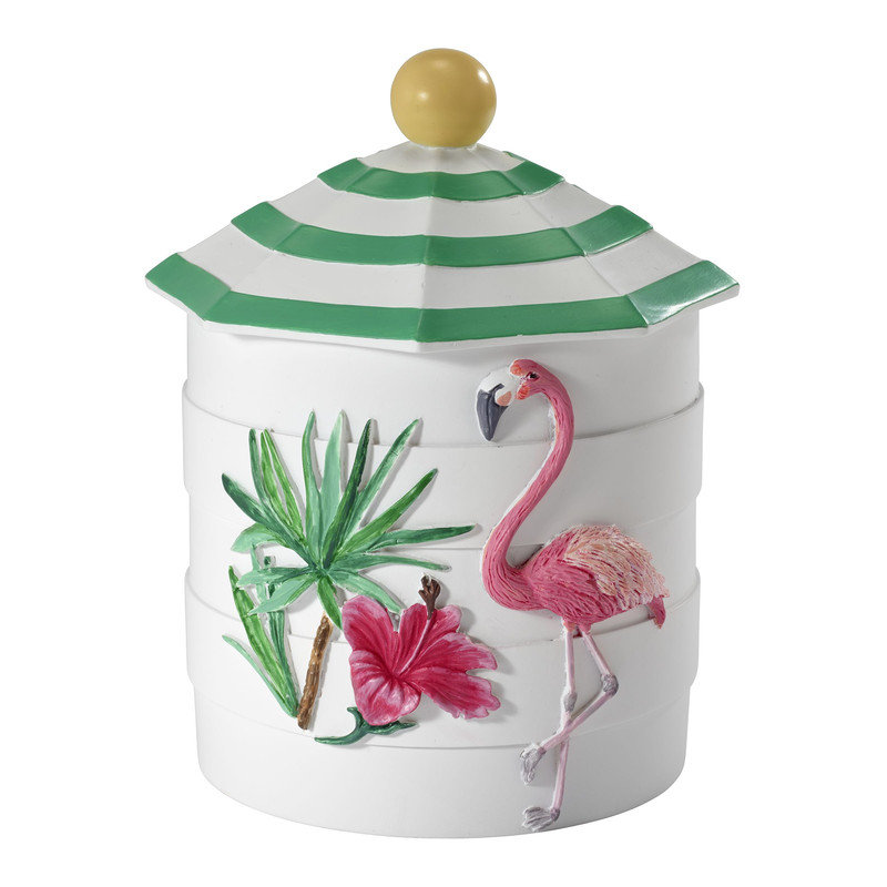Flamingo Paradise Bathroom Storage Container