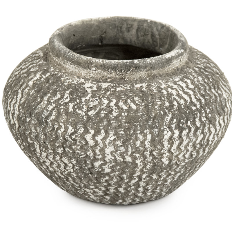 Doherty Stoneware Table Vase, 6" H x 10" W x 10" D