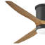 Ventilateur de plafond à DEL à 3 pales de 52 po avec commande murale et ensemble d'éclairage inclus Montego-717928716