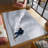 Floral Motif Printed Rug with Intricate Detailing and Soft Non-Woven Material Ideal for Home Decor-114320611