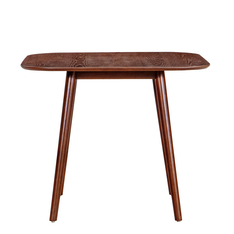 Table à manger carrée, Noyer foncé