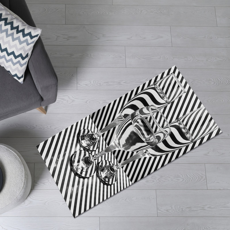 Soft Pile Printed Rug with Elegant Floral Design Ideal for Enhancing the Aesthetic Appeal of Any Room in Your Home