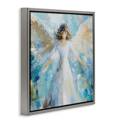 Flying Glory Angel Floating Frame, design by Petal Prints Design