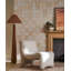 Lampadaires camel + polyester doré + métal-131236874