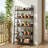 59.2" Ladder Bookcase, Rustic Industrial Wood Bookshelf Bookcase For Living Room, Bedroom, Home Office-1277587664-1277587665