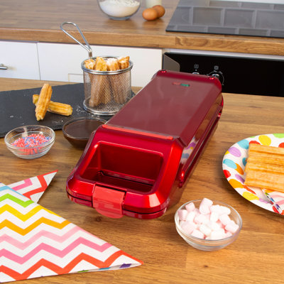 Waffle Maker with Piping Bag
