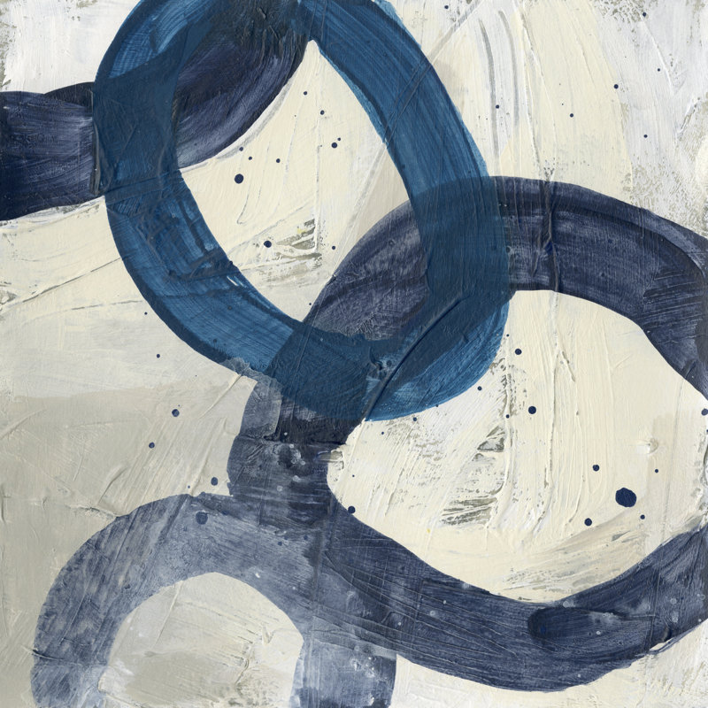 Blue System II by June Erica Vess - Wrapped Canvas Print, 91cm H x 91cm W x 3.8cm D