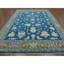 12'1"x14'10" Blue Oushak Weave Hand Knotted 100% Wool Oversized Rug 54F15DD5B30B4BA19B30D7648571F538