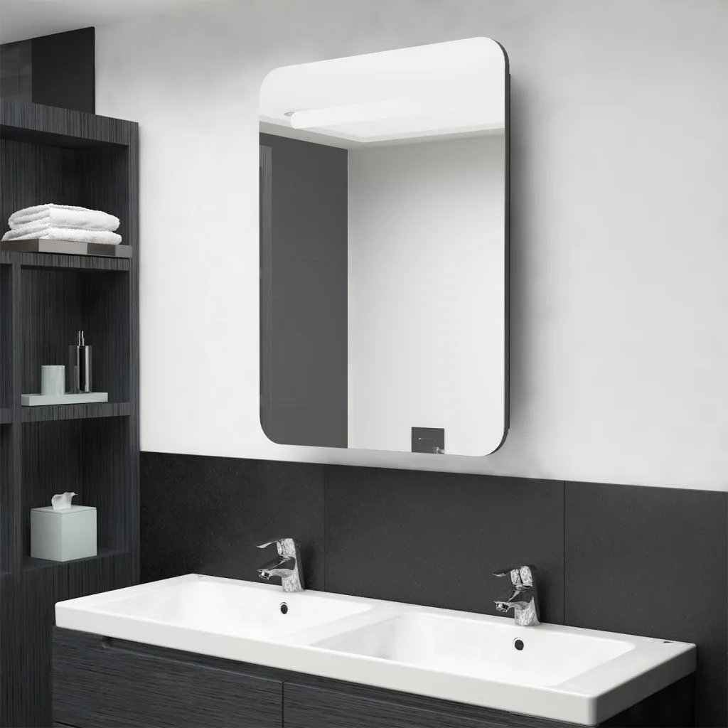Lirah 600mm W 800mm H Surface Frameless Medicine Cabinet Mirror 2 Fixed