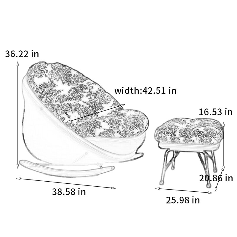 Chaise en bois massif de haute qualité en coton et lin