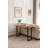  Console Table with U Shaped Legs and South American Walnut, Live Edge Desk with Drawer Storage-1210101884