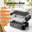 VEVOR 14'' Smokeless Non Stick Electric Grill with Glass Lid
