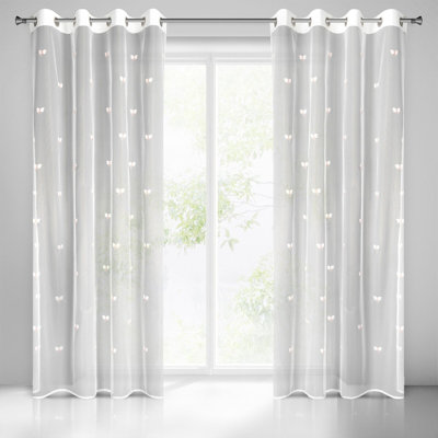 Nasturtium Sheer Curtain Single Panel