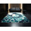Tapis beige moelleux moelleux à motif géométrique d'inspiration mondiale Kelton Mermaid