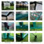 Serre en polycarbonate 6 x 6 pi - Structure en aluminium résistante au vent et à hauteur de gain robuste pour une utilisation toute saison dans la cour