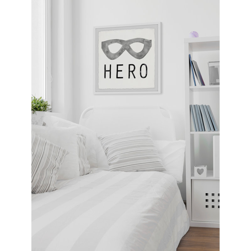 'Hero's Mask' Framed Print, 32" H x 32" W x 1.5" D