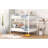 Full Over Full Metal Bunk Bed, White-1938106548
