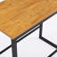 Rectangular Dining Table with Steel Base-71129581-71129582