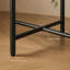 Table d'appoint avec canapé à double couche en noyer brun, structure de rangement en bois massif, petite table multifonctionnelle pouvant être utilisée comme table de chevet dans le salon ou la chambre à coucher.