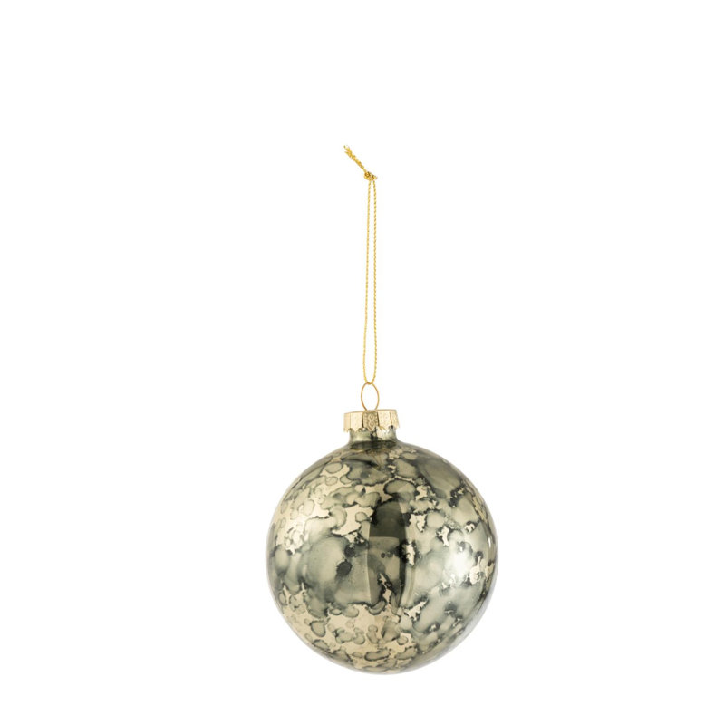 Christmas Decoration Glass Shatterproof, 8cm H x 8cm W x 8cm D