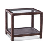 Pine Isle Glass End Table