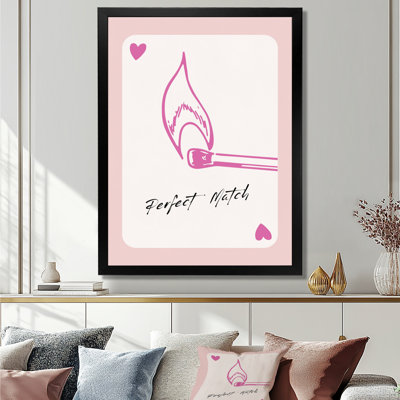 Carte de cœur parfaite - Décoration murale citations de mode
