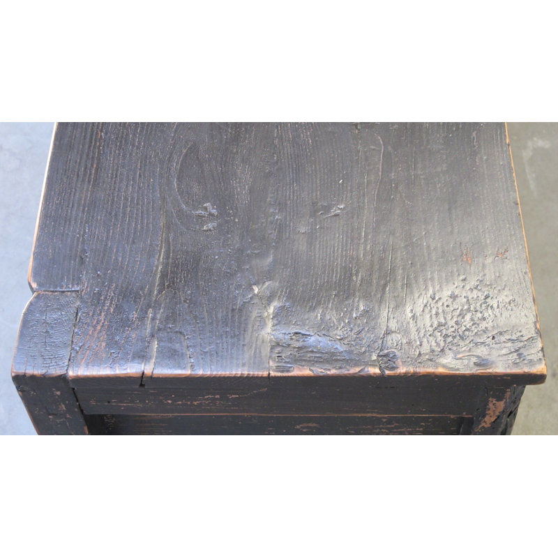 3 Door Black Farmer's Sideboard