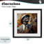 «Passionate Blues Singer», reproduction d'art sous verre, conception de Sara Culpepper-672441185-672441198