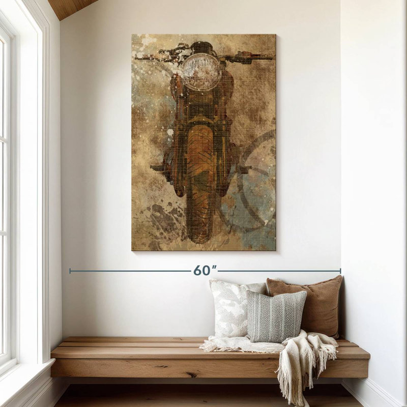 Mehar Live To Ride II, 48" H x 32" W