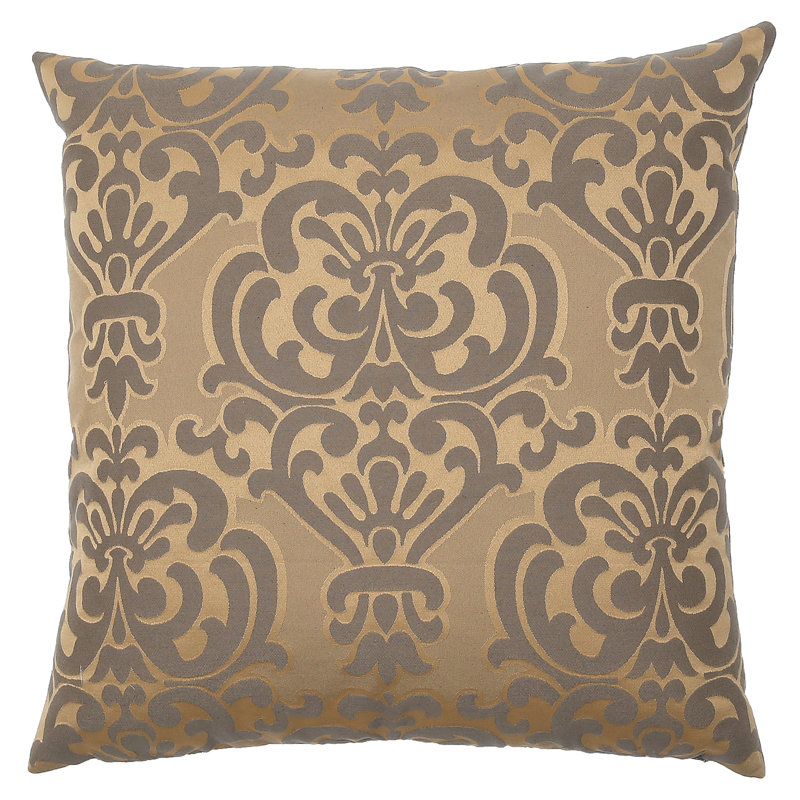 Ostrava Throw Pillow, Truffle
