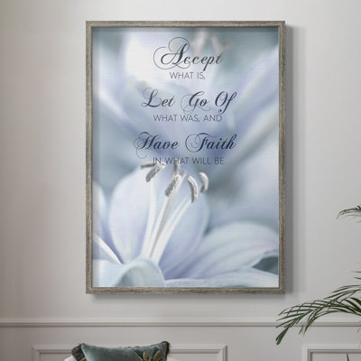 Have Faith Framed Print - Solid Wood