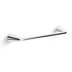 Taper™ by Bjarke Ingels 12" Towel Bar, Polished Chrome