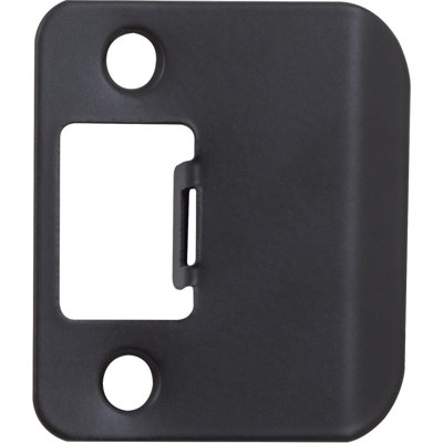Round Corner Extended Lip Strike Plate, By Stone Harbor Hardware