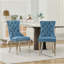 Ensemble de 2 chaises capitonnées avec garniture cloutée-1244202402